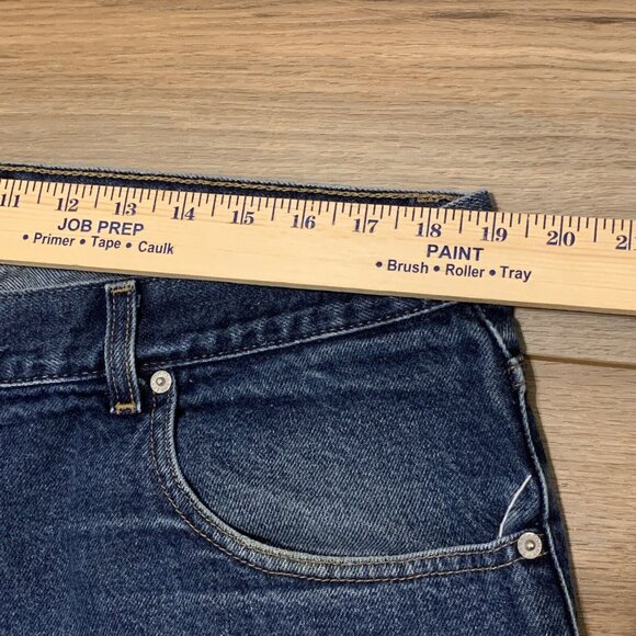 Tommy Hilfiger Denim Blue Jeans 40 x 32 Baggy Flag 90s Retro Y2K Vintage VTG - Picture 9 of 12